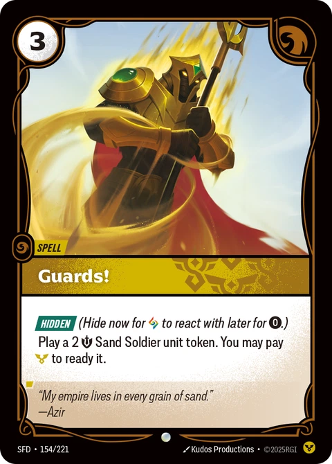 Guards! - Riftbound card