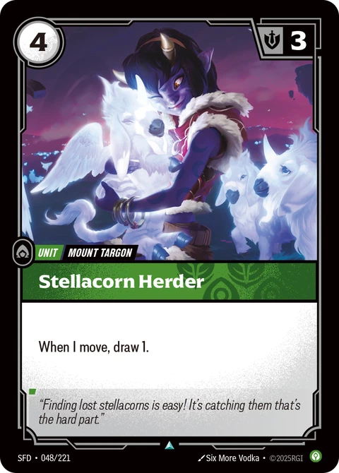 Stellacorn Herder, Riftbound Legend