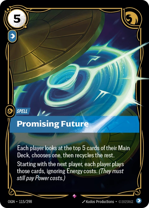Promising Future - Riftbound card