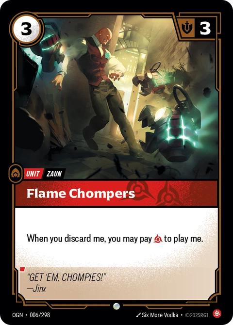Flame Chompers - Riftbound card