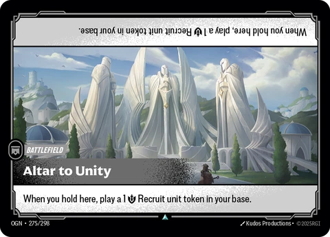 Altar to Unity - Riftbound card