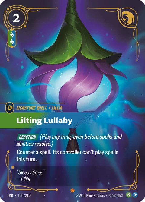 Lilting Lullaby, Riftbound Legend