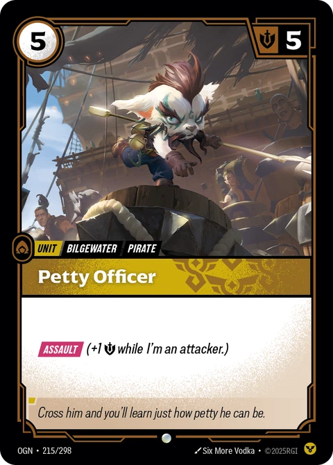 Petty Officer - Riftbound card