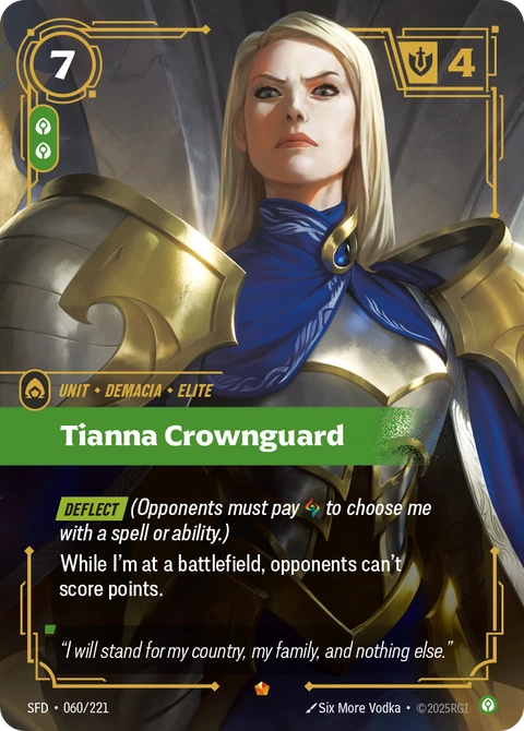 Tianna Crownguard - Riftbound card