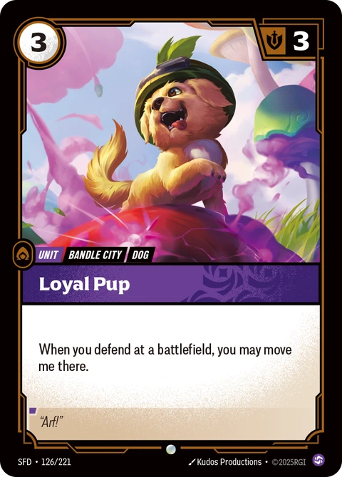 Loyal Pup - Riftbound card
