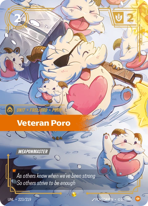 Veteran Poro - Riftbound card