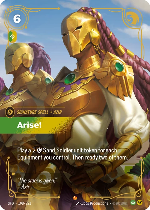 Arise! - Riftbound card