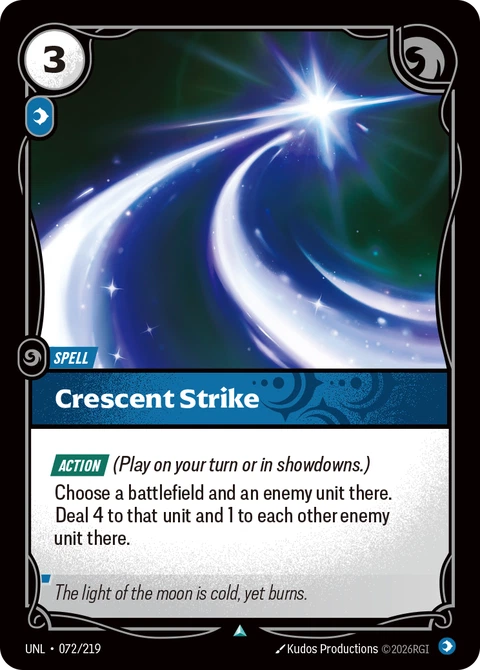 Crescent Strike - Riftbound card