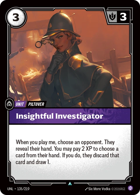 Insightful Investigator - Riftbound card