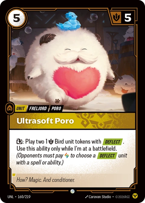 Ultrasoft Poro - Riftbound card