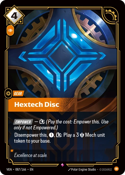Hextech Disc - Riftbound card