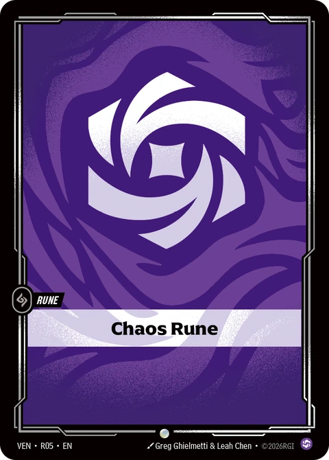 Chaos Rune - Riftbound card