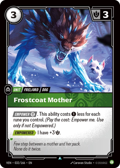 Frostcoat Mother - Riftbound card