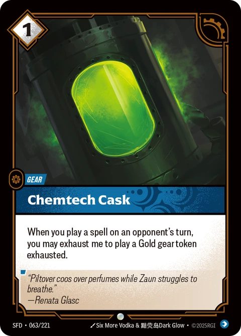 Chemtech Cask - Riftbound card