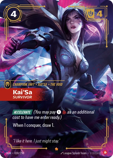 Kai'Sa, Survivor, Riftbound Legend