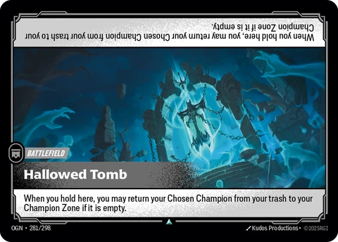 Hallowed Tomb - Riftbound card