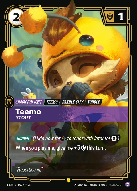 Teemo, Scout - Riftbound card