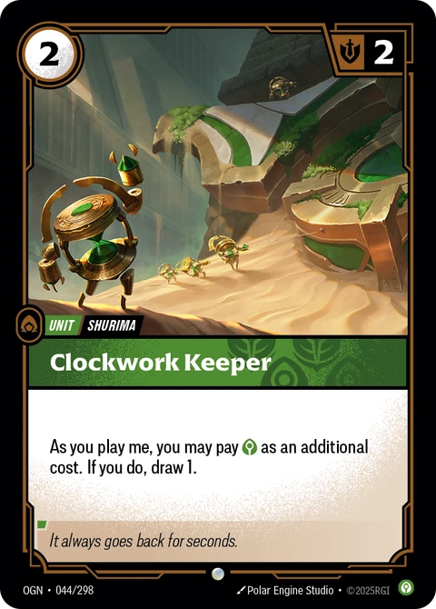Clockwork Keeper - Riftbound card