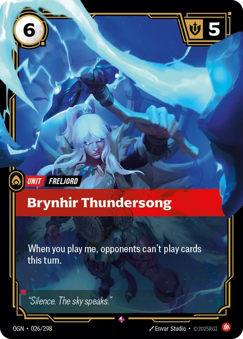 Brynhir Thundersong - Riftbound card