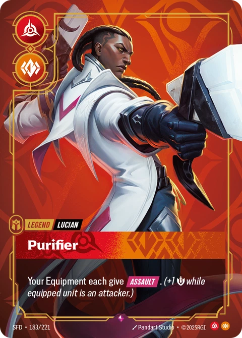 Lucian, Purifier - Riftbound card