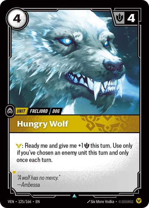 Hungry Wolf - Riftbound card
