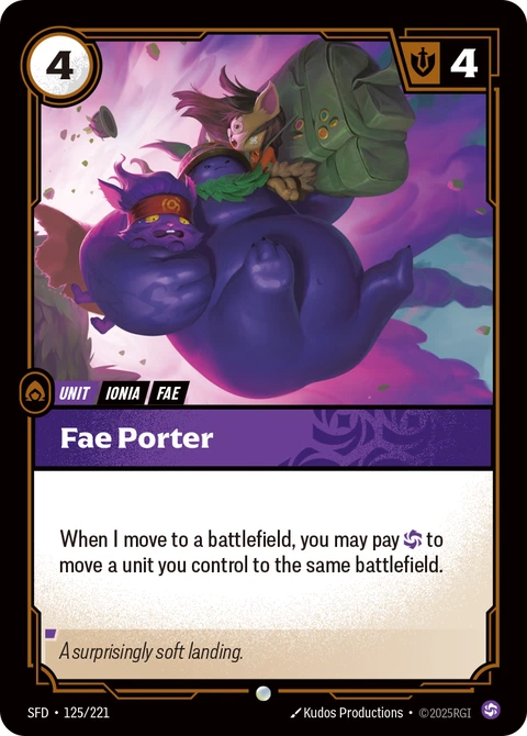 Fae Porter - Riftbound card