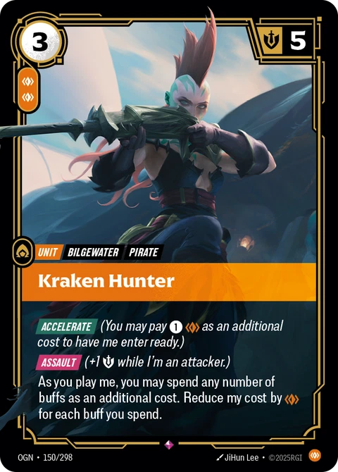 Kraken Hunter - Riftbound card