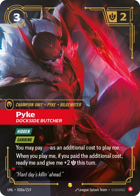 Pyke, Dockside Butcher - Riftbound card