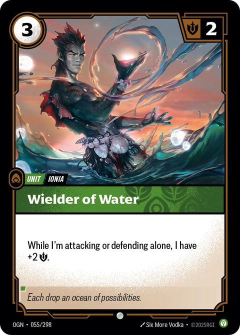 Wielder of Water - Riftbound card