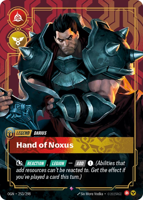 Darius, Hand of Noxus - Riftbound card