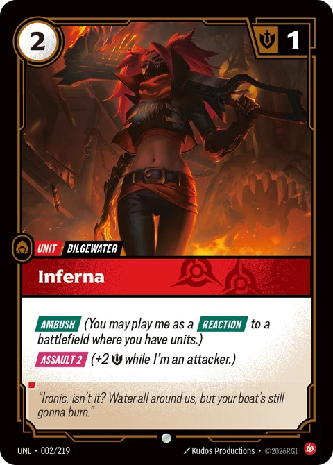 Inferna - Riftbound card