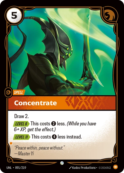 Concentrate - Riftbound card