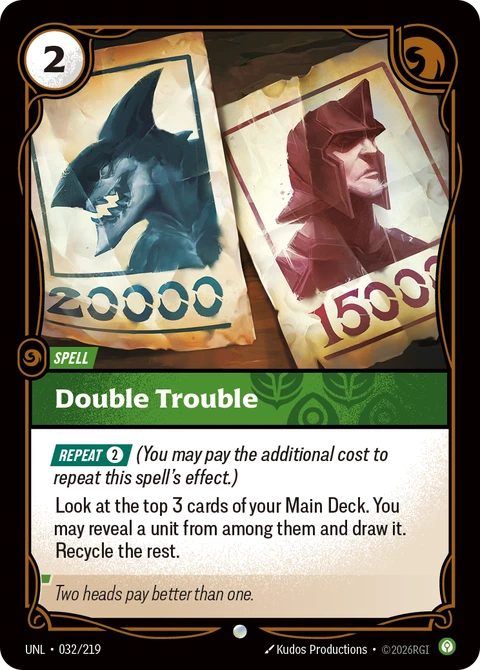 Double Trouble - Riftbound card