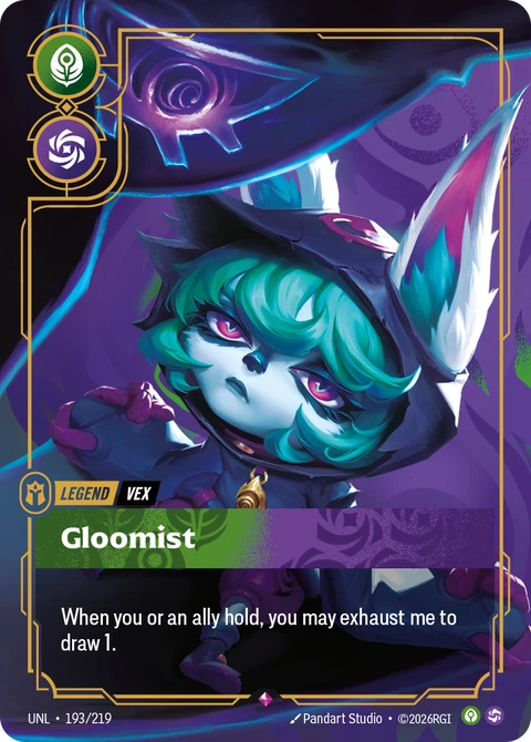 Vex, Gloomist - Riftbound card