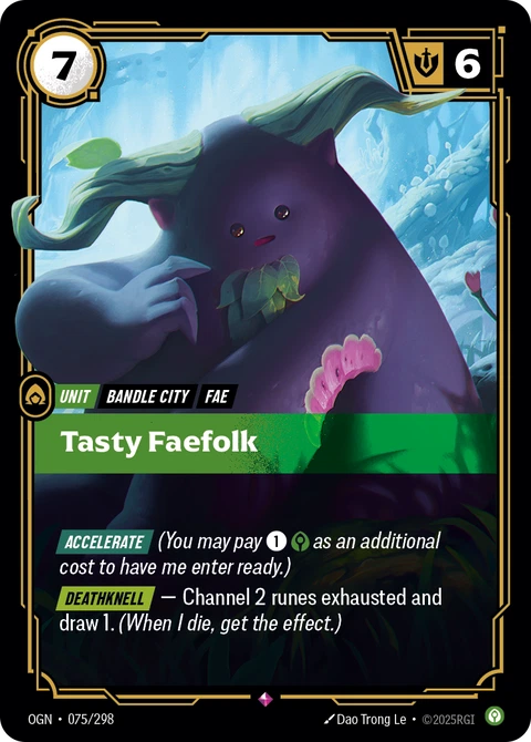 Tasty Faefolk - Riftbound card
