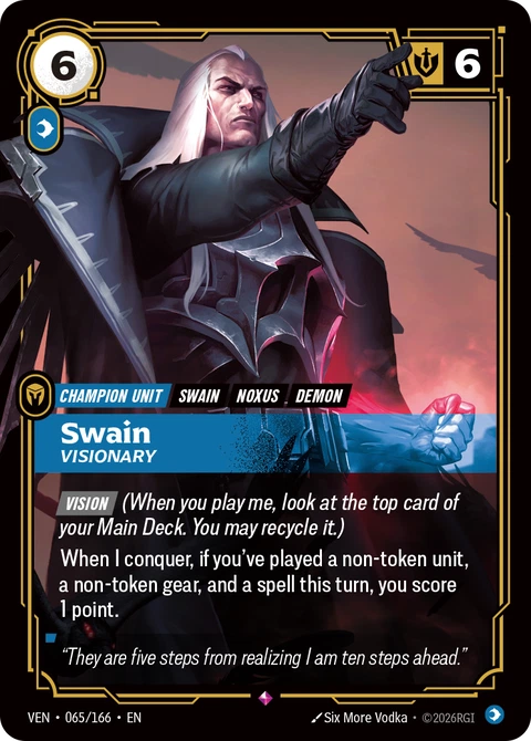 Swain, Visionary - Riftbound card