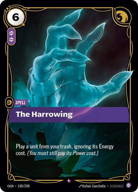 The Harrowing - Riftbound card