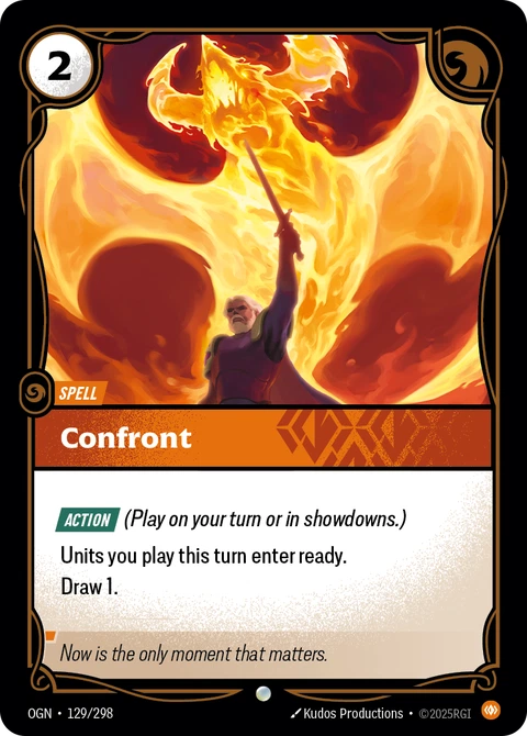 Confront - Riftbound card