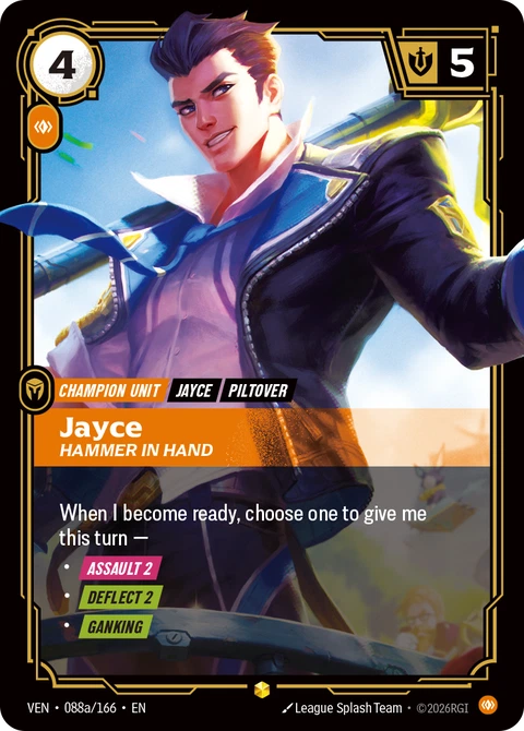Jayce, Hammer in Hand - Riftbound card