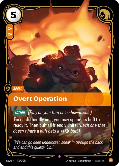 Overt Operation - Riftbound card