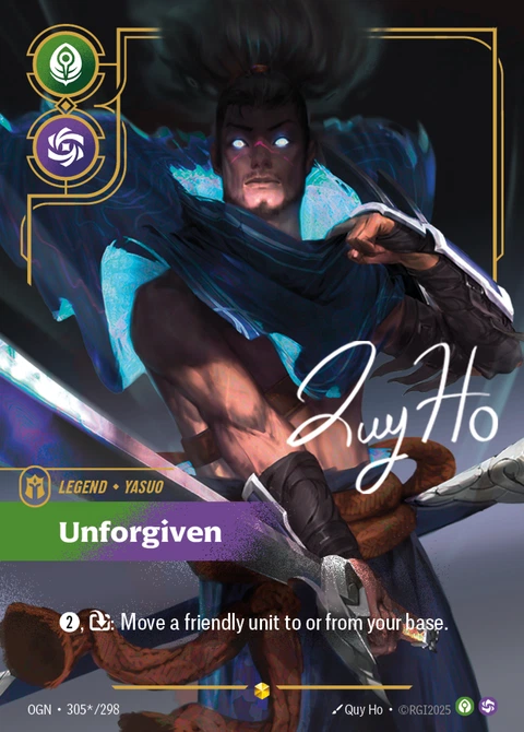 Yasuo, Unforgiven - Riftbound card