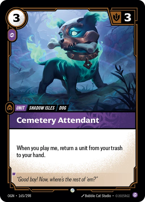 Cemetery Attendant - Riftbound card