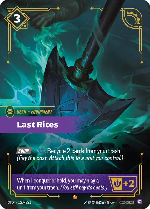 Last Rites - Riftbound card