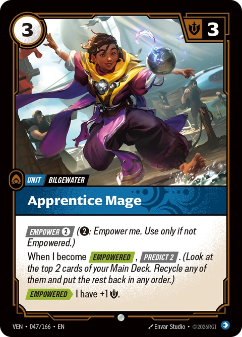 Apprentice Mage - Riftbound card