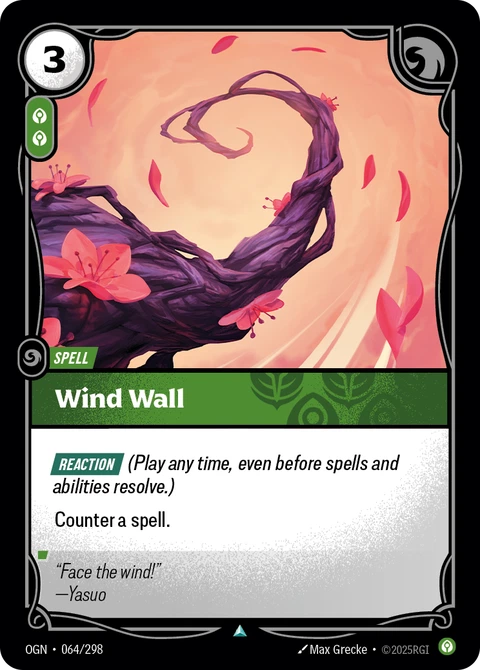 Wind Wall - Riftbound card