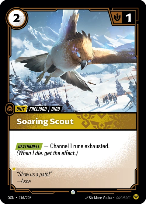 Soaring Scout - Riftbound card