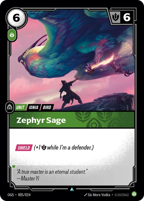 Zephyr Sage - Riftbound card