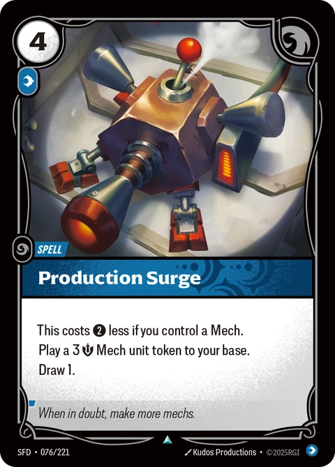Production Surge - Riftbound card