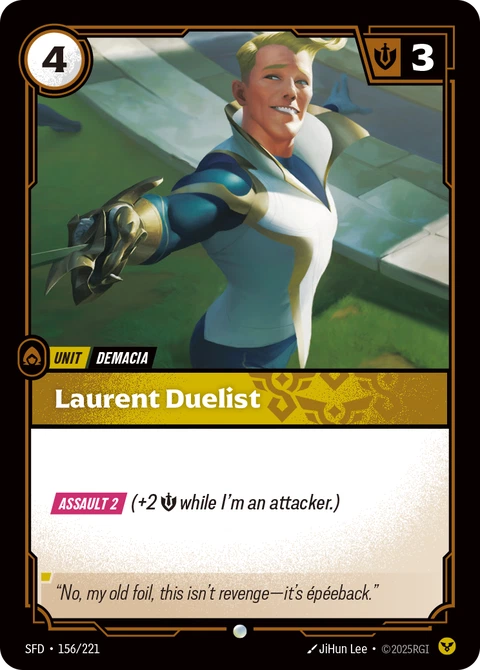 Laurent Duelist - Riftbound card