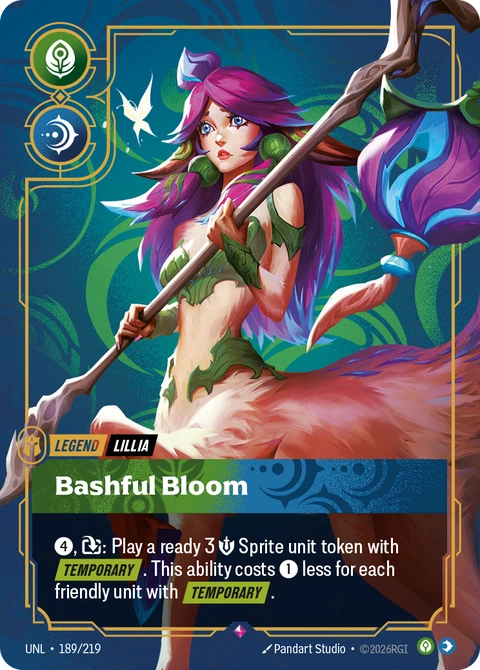 Lillia, Bashful Bloom, Riftbound Legend